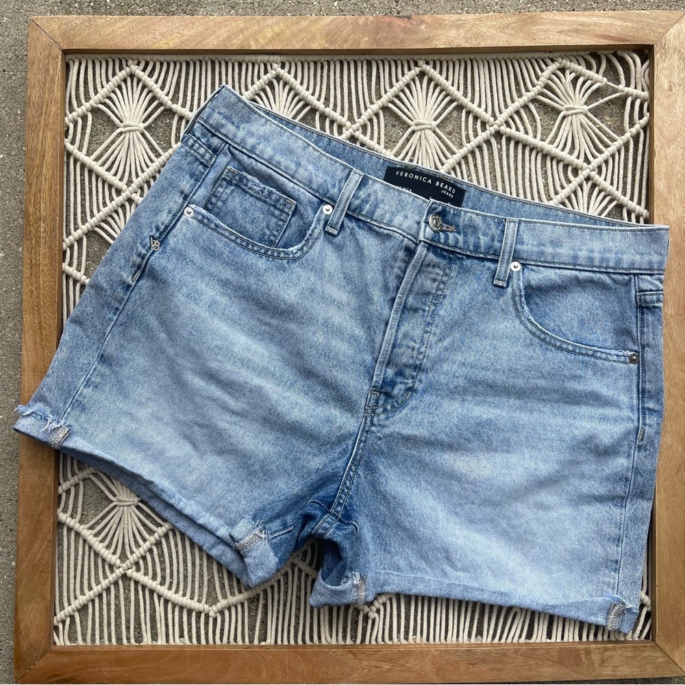 Veronica Beard High Rise Jean Shorts Size 31
